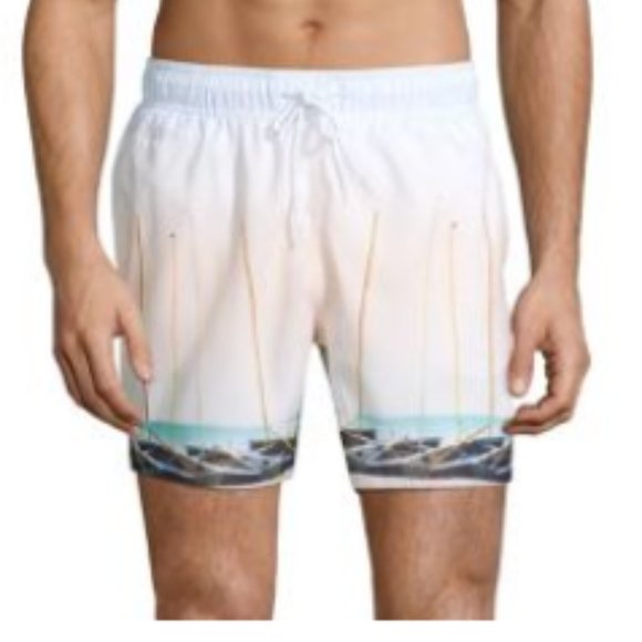 Black Brown 1826 Swim Trunks - Picture 3 of 3